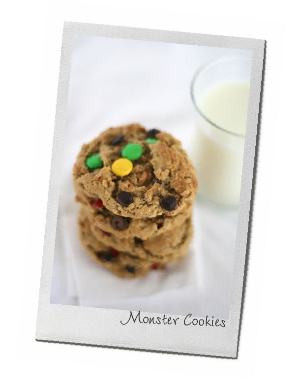Smartie Monster Cookies